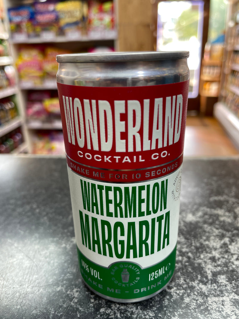 Wonderland Watermelon Margarita Can 125ml