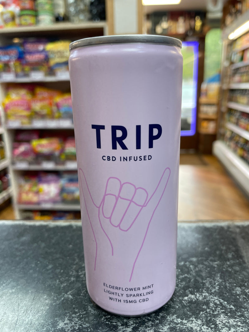 Trip CBD Elderflower Mint Can 250ml