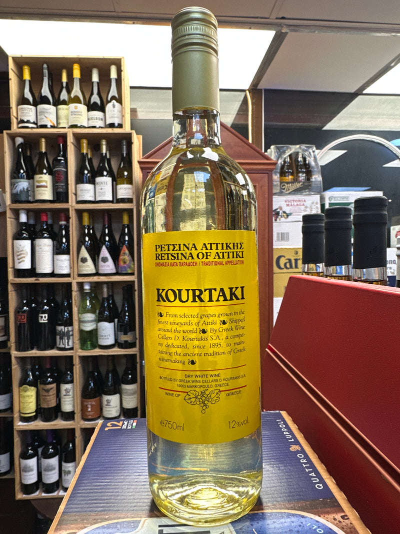 Kourtaki Retsina Dry White Wine 75cl