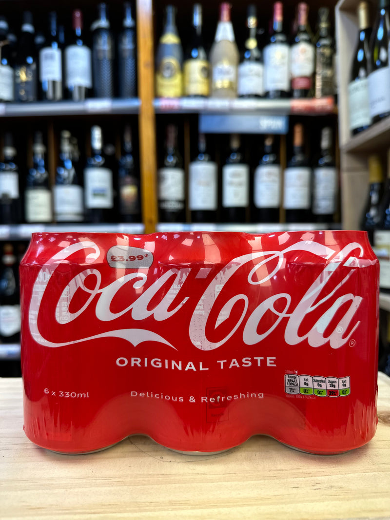 Coke Cans 6x33cl