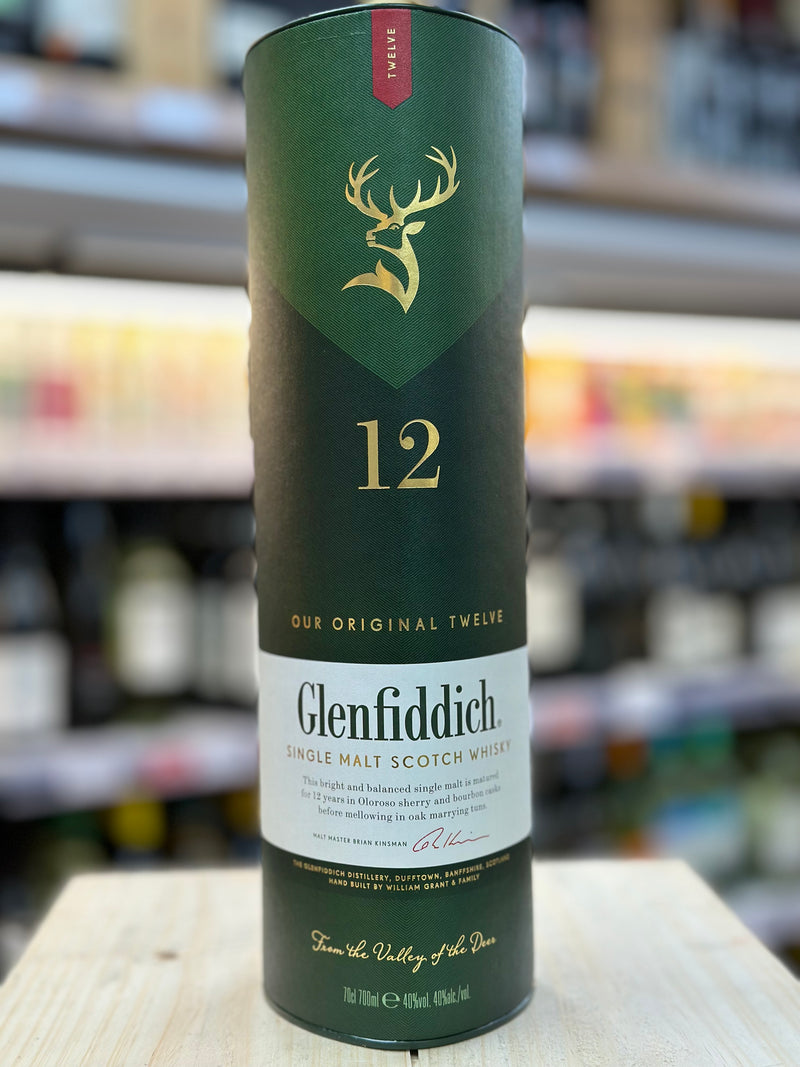 Glenfiddich Single Malt Scotch Whisky 12 Years Old 70cl