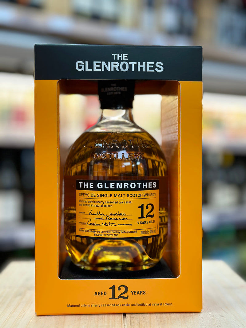 The Glenrothes Speyside Single Malt Scotch Whisky 12 Years Old 70cl