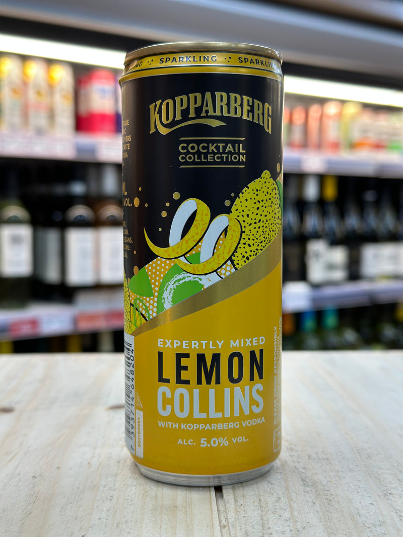 Kopparberg Lemon Collins Pre Mixed Can 250ml