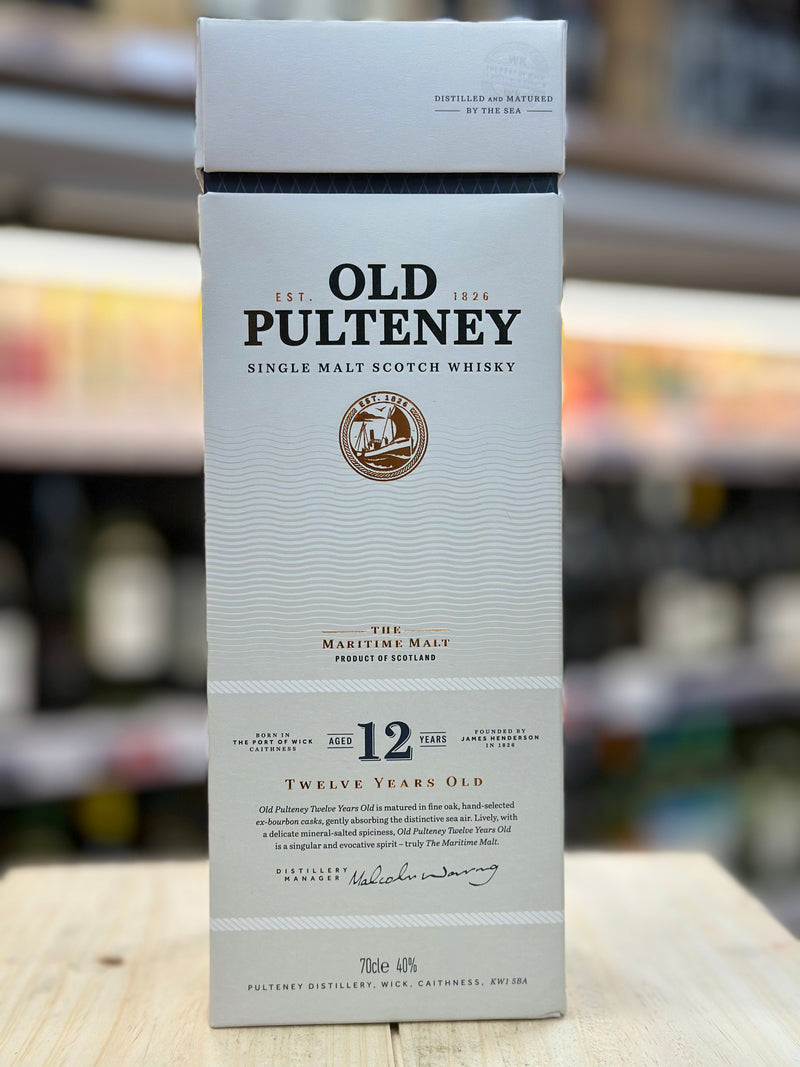 Old Pulteney Single Malt Scotch Whisky 12 Years Old 70cl