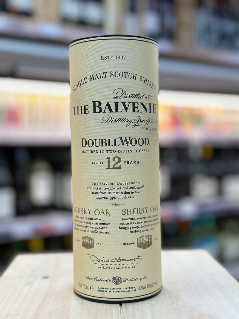 The Balvenie Double Wood Single Malt Scotch Whisky 12 Years Old 70cl