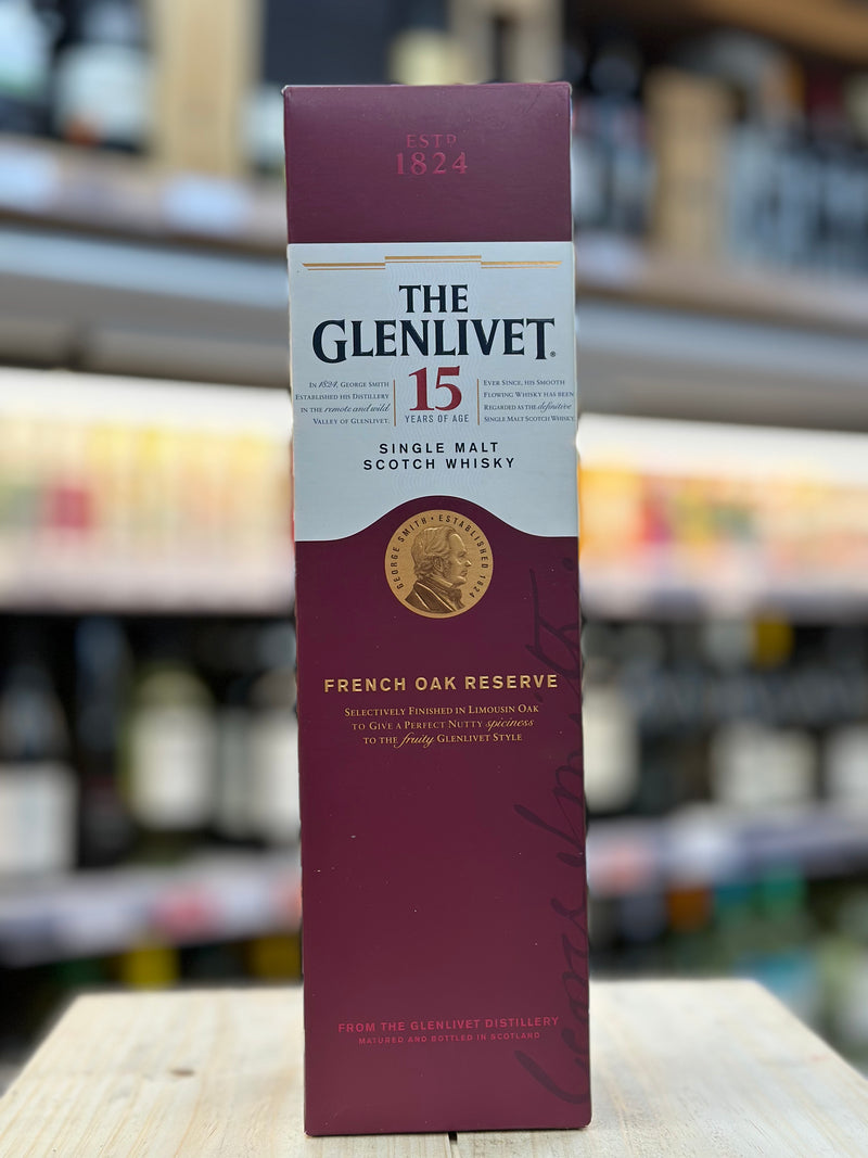 The Glenlivet French Oak Reserve Single Malt Scotch Whisky 15 Years Old 70cl