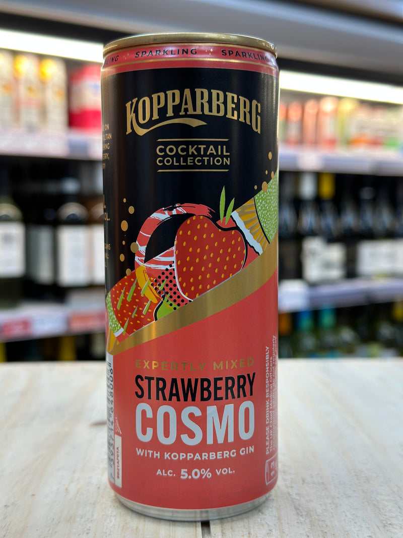 Kopparberg Strawberry Gin Cosmo Pre Mixed Can 250ml