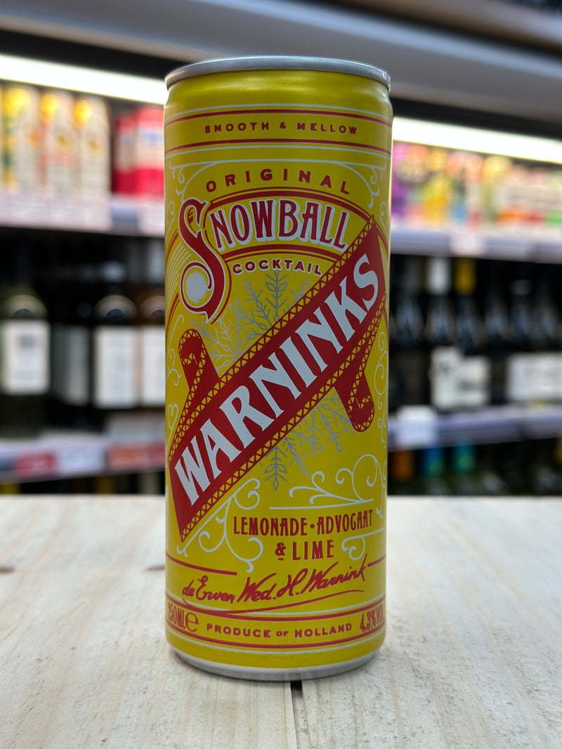 Warninks Snowball Pre Mixed Can 250ml