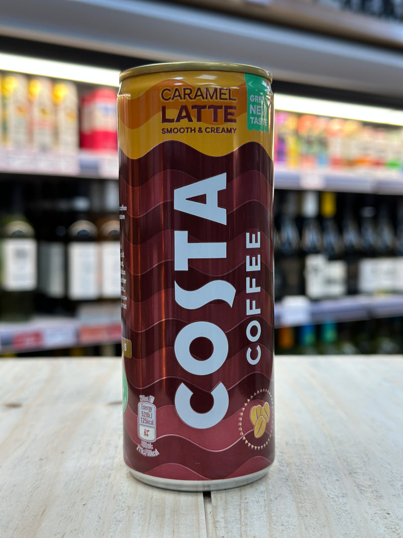 Costa Caramel Latte Coffee Can 250ml