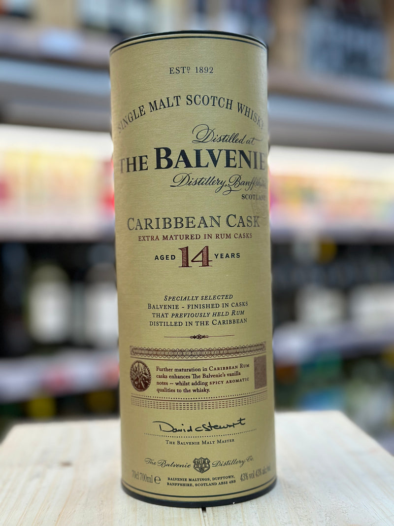 The Balvenie Caribbean Cask Single Malt Scotch Whisky 14 Years Old 70cl