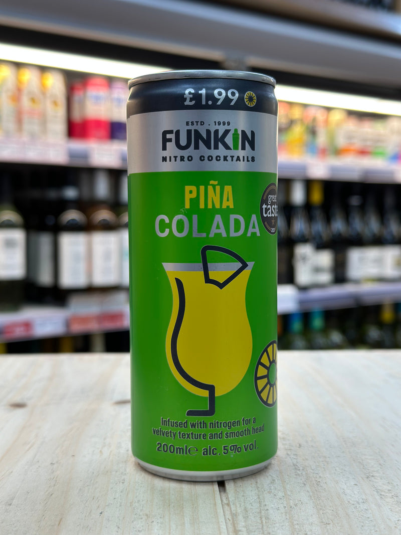 Funkin Pina Colada Pre Mixed Can 250ml